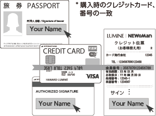 必ず自分自身のお名前であること