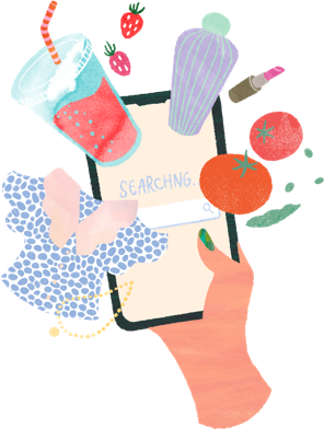 お仕事にエントリーするイラスト