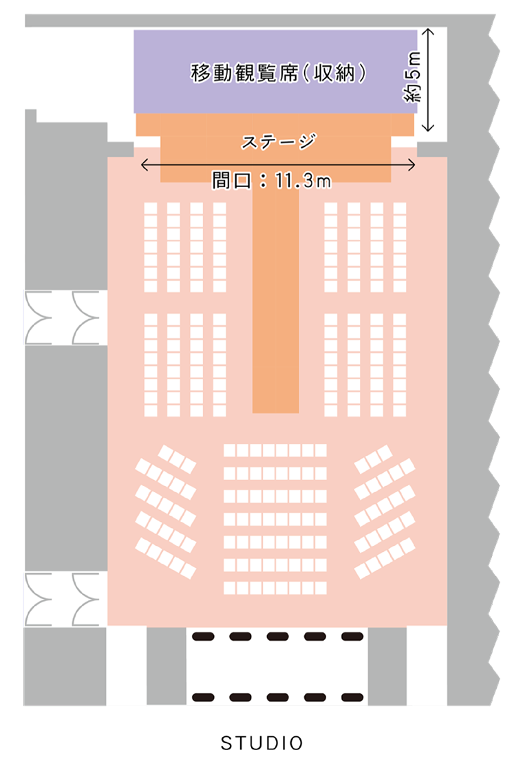 ファッションショー形式 図面