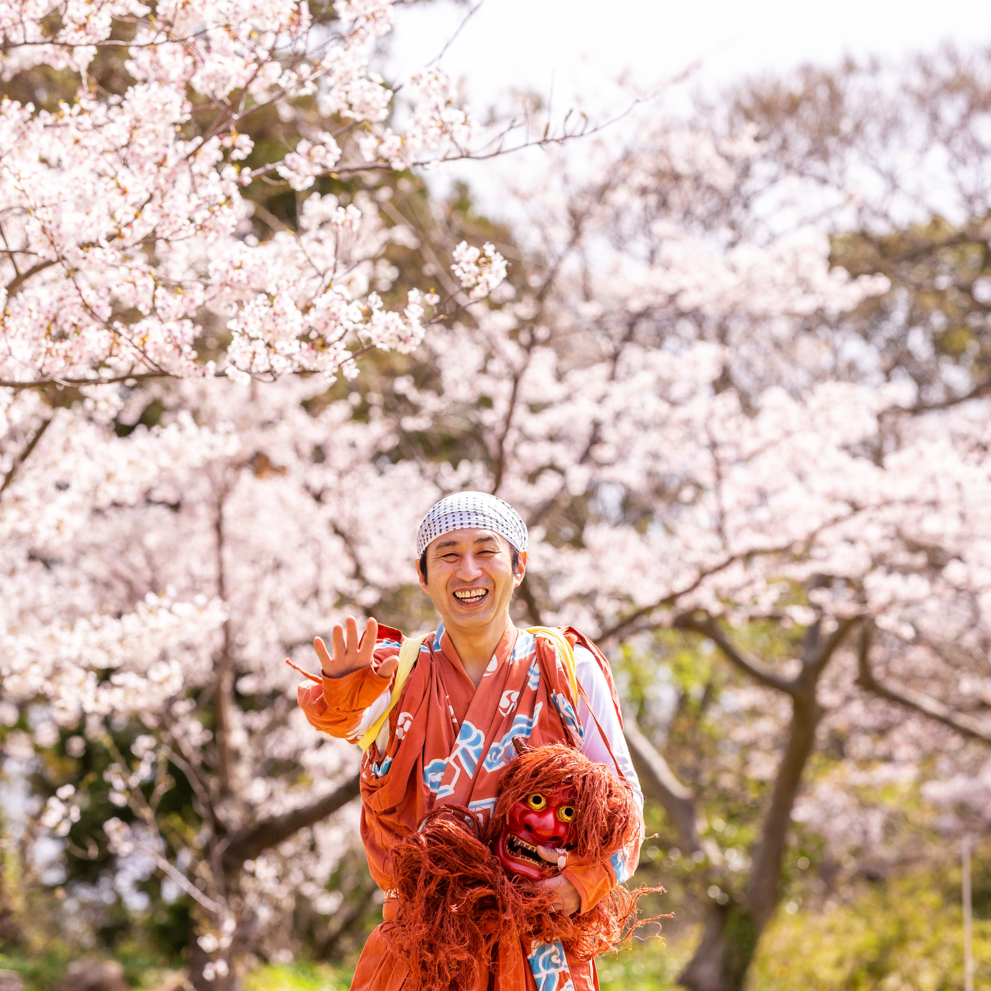 「佐渡祭ワールドツアー」鬼太鼓メンバー 上之山さん/赤澤さん/相田さん