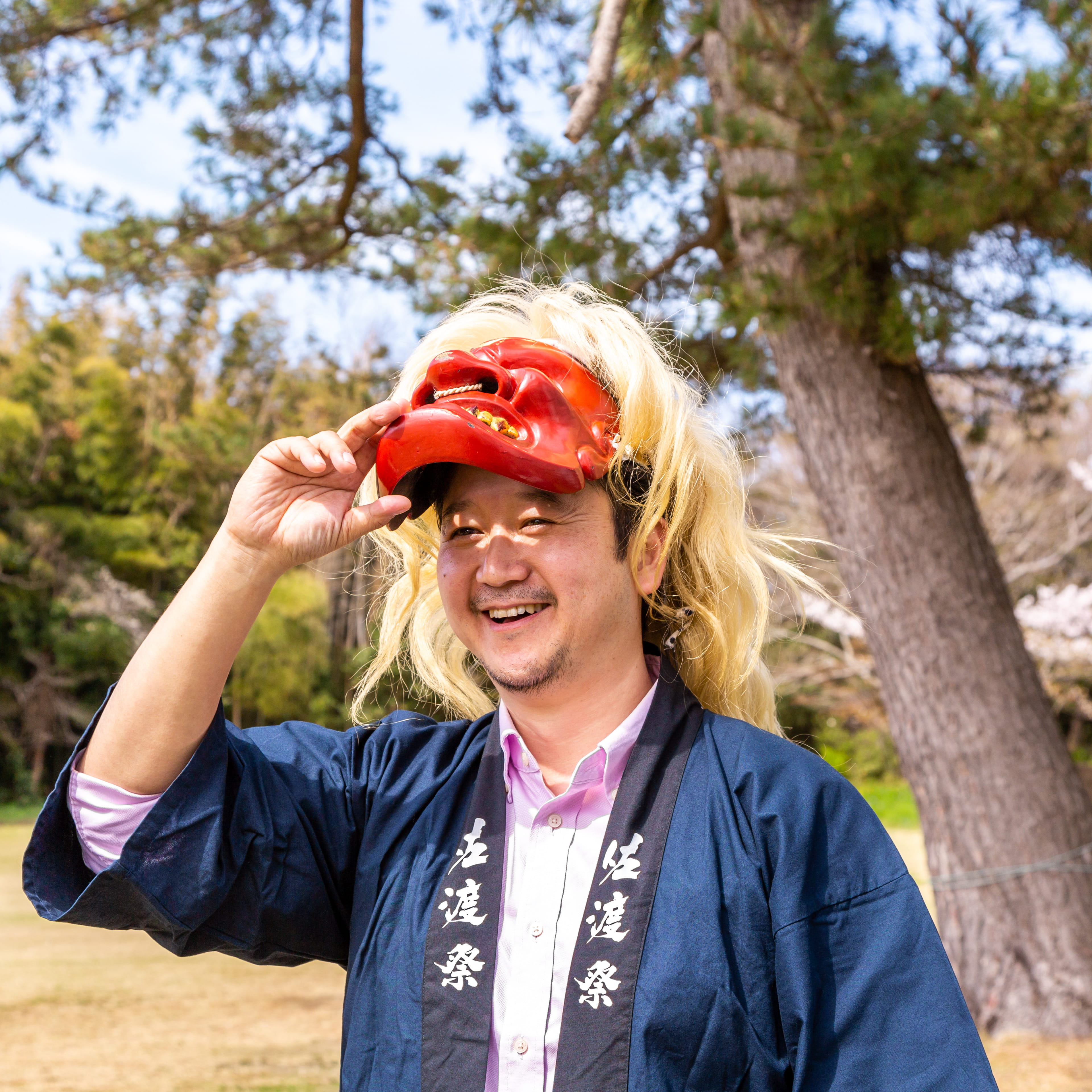 「佐渡祭ワールドツアー」鬼太鼓メンバー 上之山さん/赤澤さん/相田さん