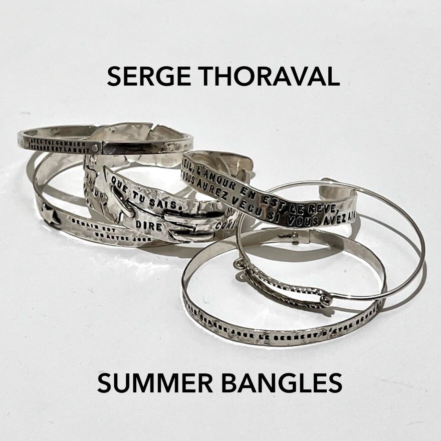serge thoraval シルバー デザイン バングル バングルFORサマー │ ショップニュース │ ルミネ有楽町 │ LUMINE
