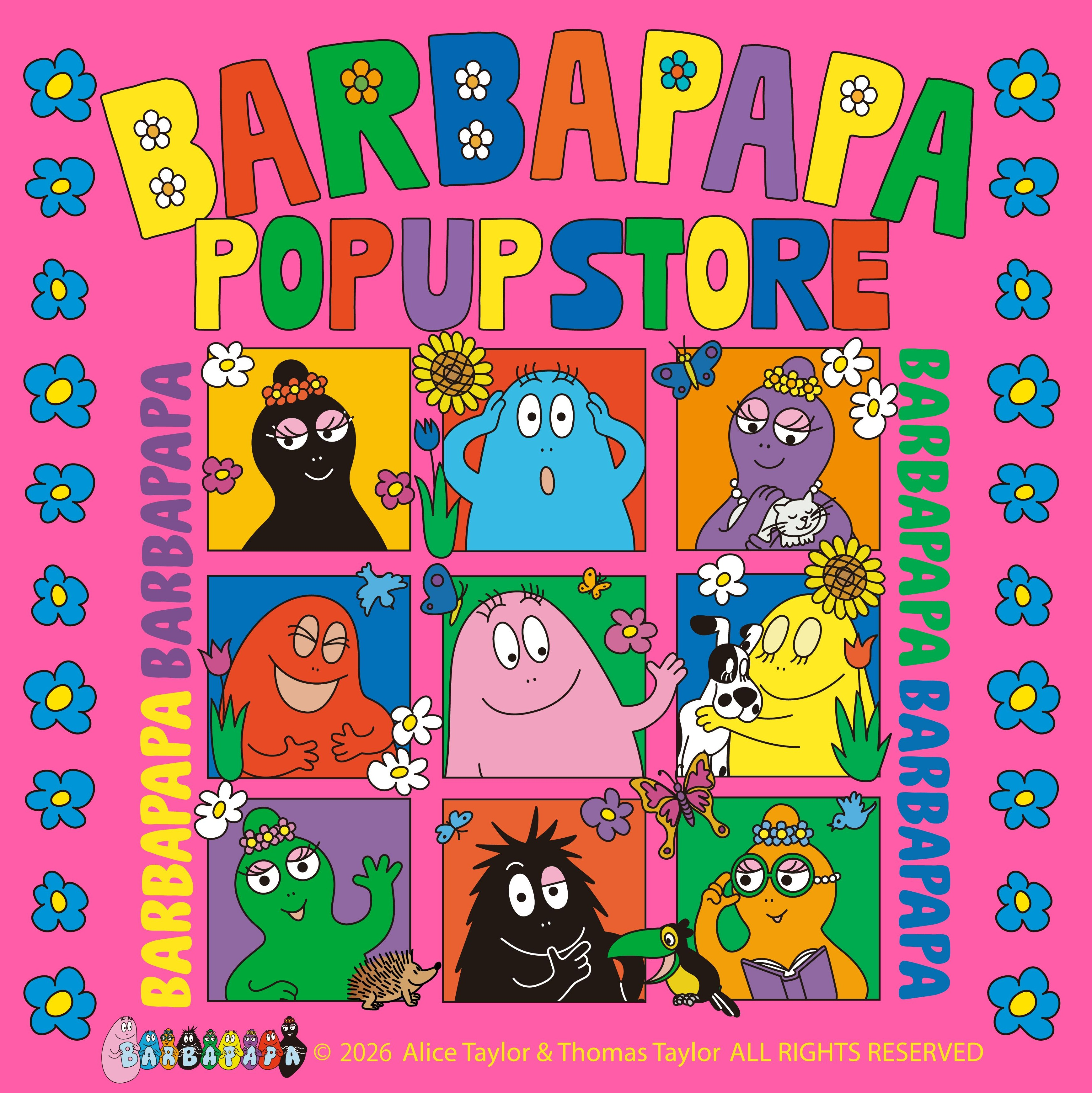 バーバーパパのPOPUPが開催!