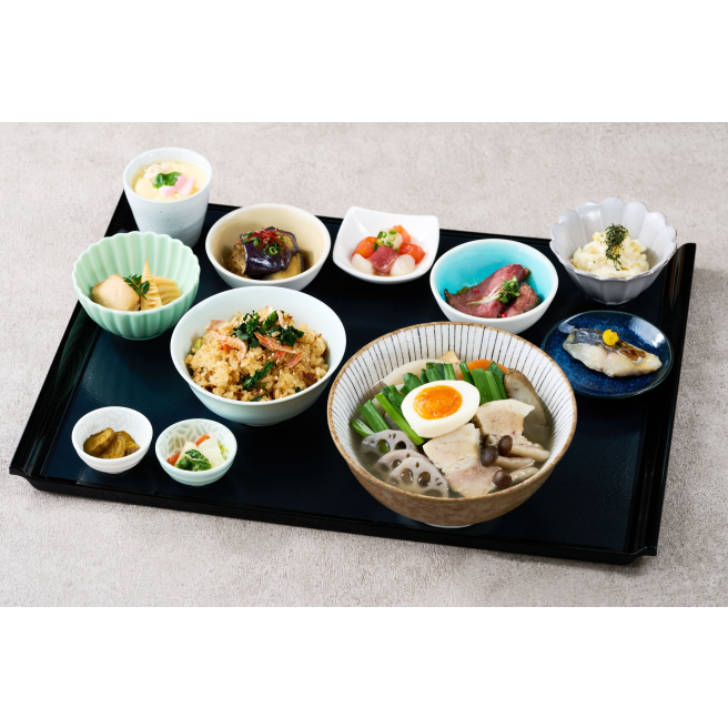 ご馳走汁と炊き込みご飯 七五三