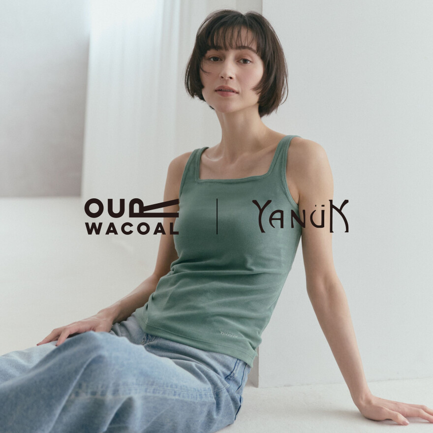 カップインウエアブランドのOUR WACOALとの コラボレーショントップス発売!