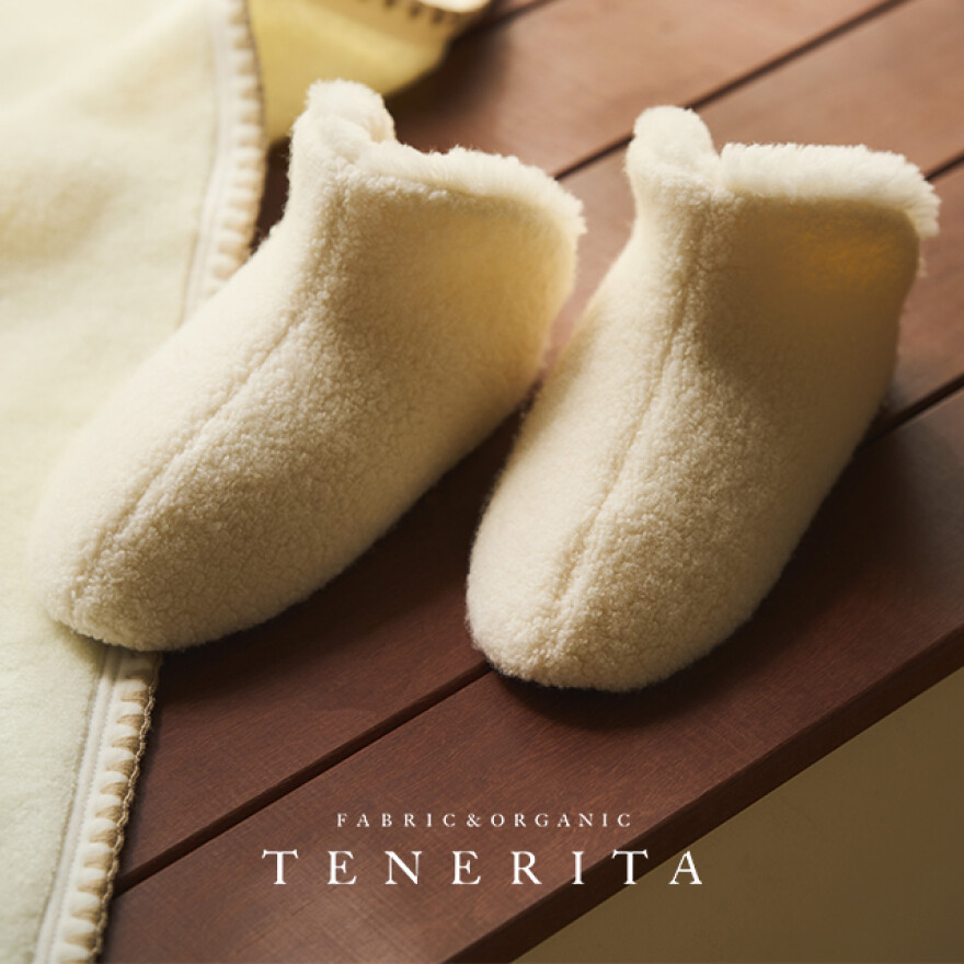 リサイクルウールスリッパ