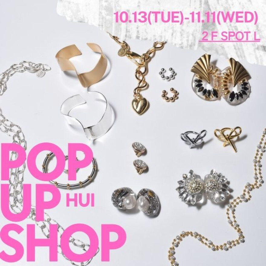 期間限定ショップ【ショップ名】褒められアクセサリー「HUI」