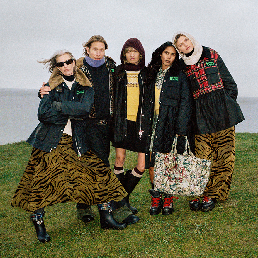 Barbour×GANNI、待望のコラボレーション第4弾発売