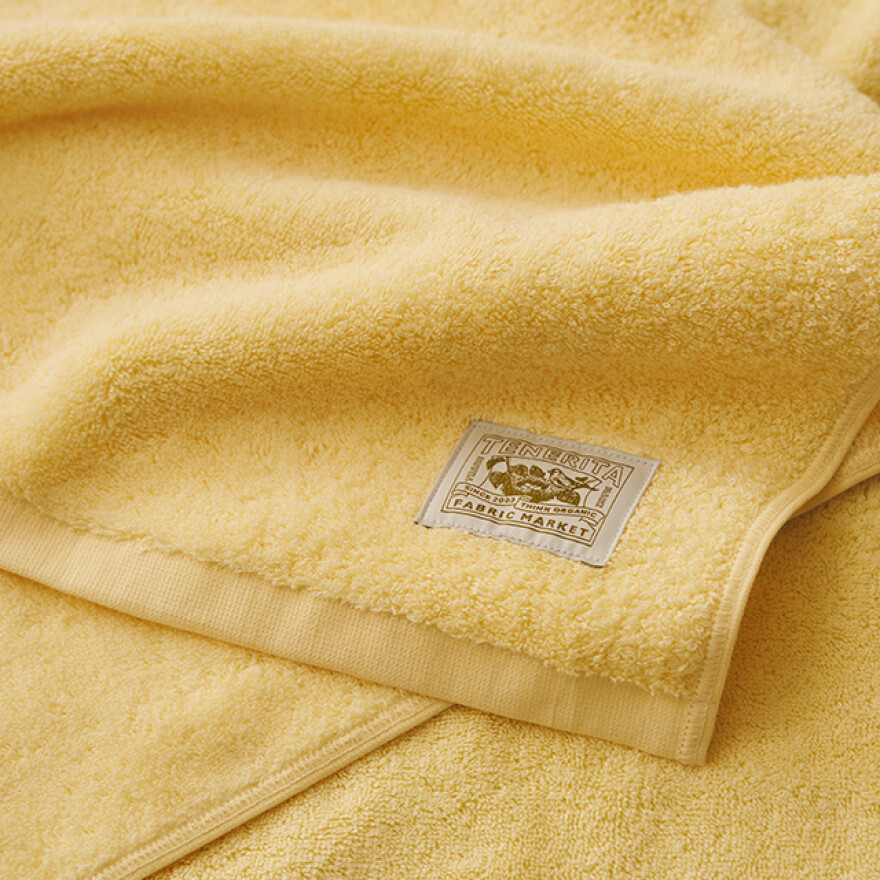 限定カラー「ミモザ」の超甘撚りタオル