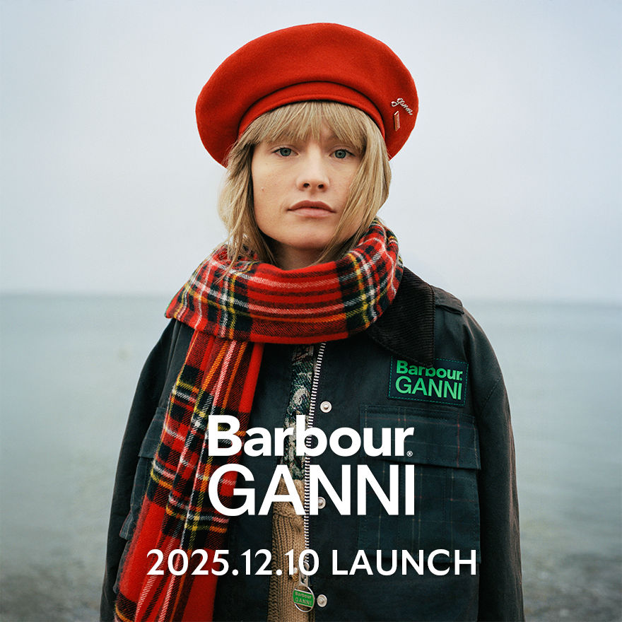 Barbour×GANNI、待望のコラボレーション第4弾発売