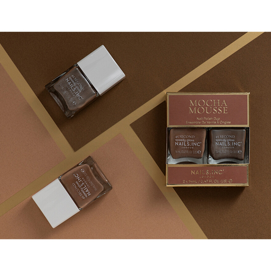 エフォートレスに彩るモカムースデュオ