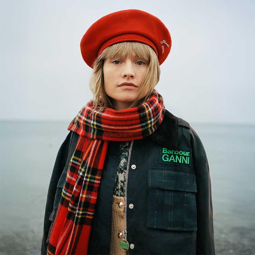 Barbour×GANNI、待望のコラボレーション第4弾発売