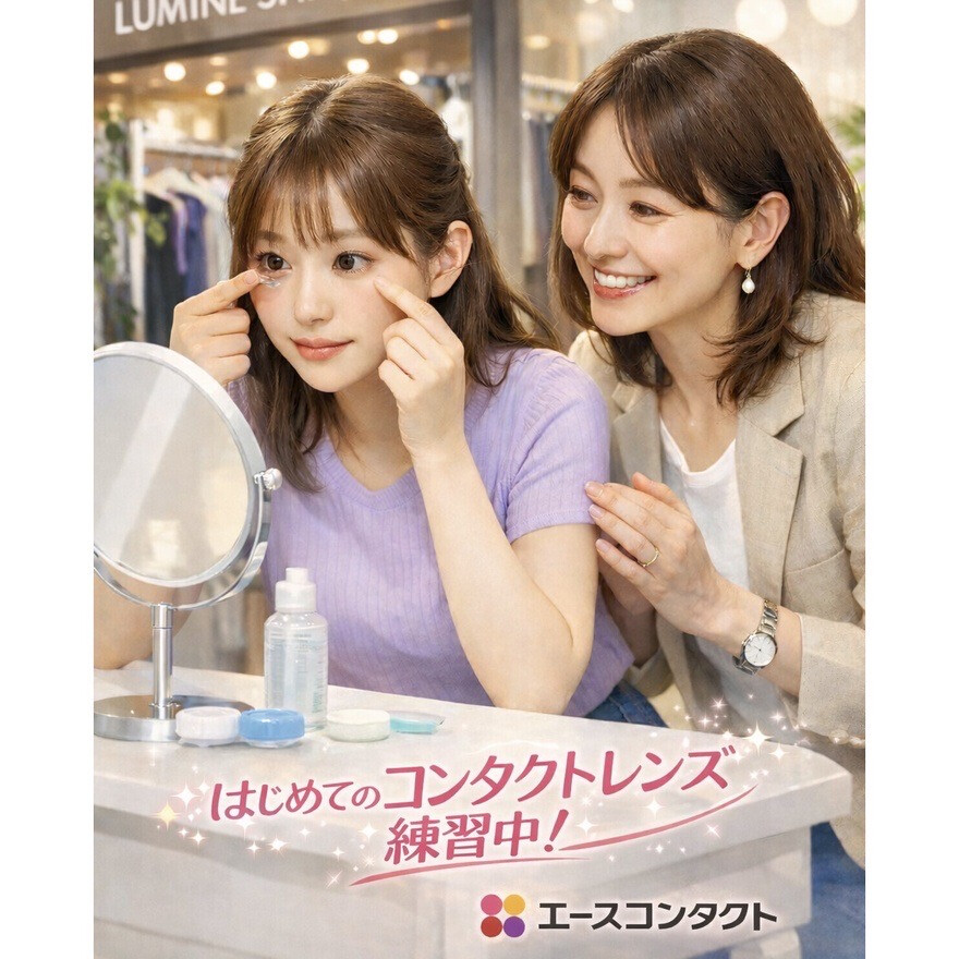 小学生・中学生・高校生のコンタクトは何歳から？安心の体験と費用の目安