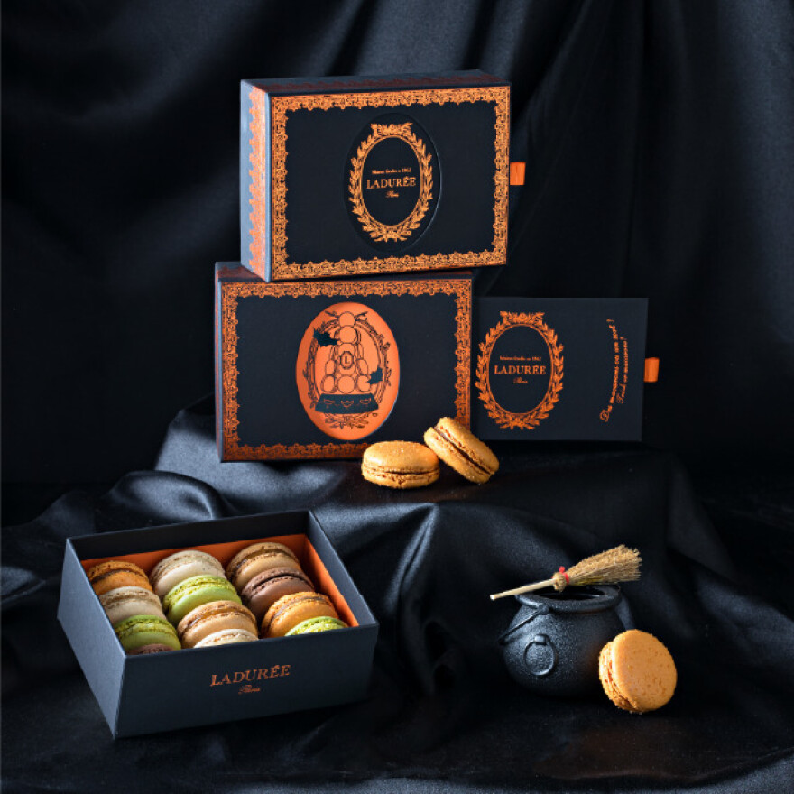 ラデュレ　マカロン空箱2個　ハロウィン限定パッケージ ハロウィン限定マカロンボックス販売開始 │ ショップニュース