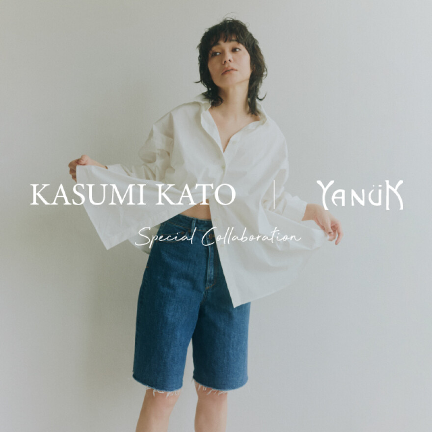 スタイリスト・加藤かすみさんとのコラボレーション 大人が似合うデニムハーフパンツ発売！