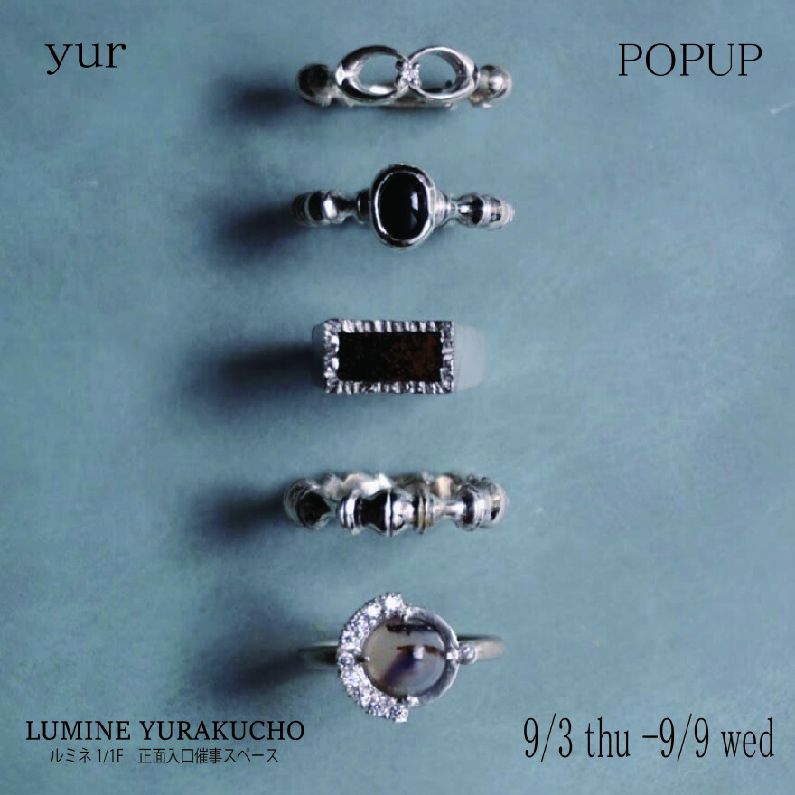 期間限定ショップ『yur jewelry』