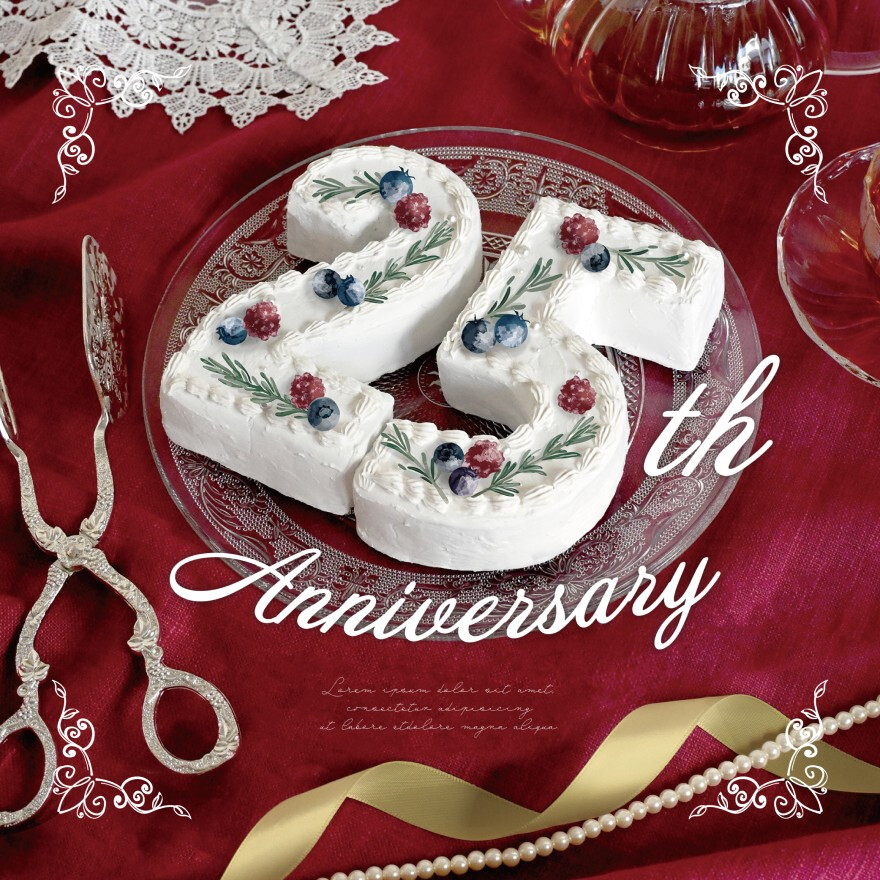 25th Anniversary 特別商品を販売します！