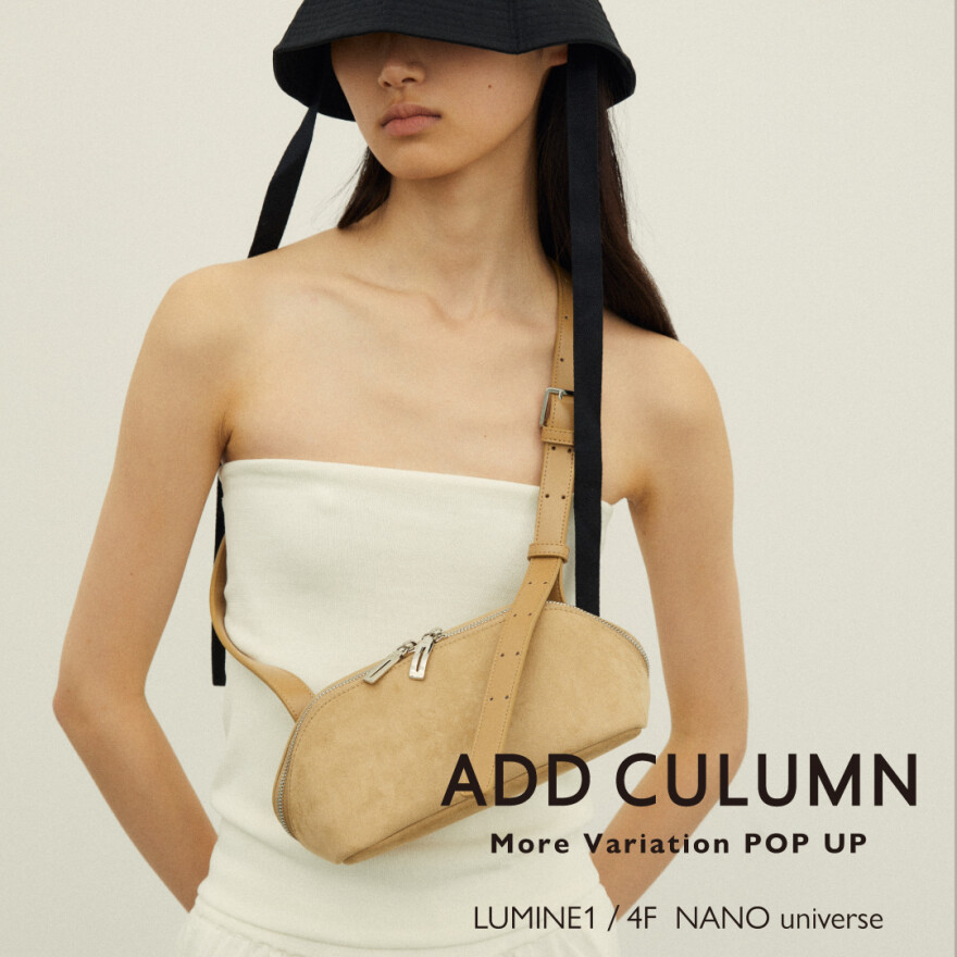 ＜ADD CULUMN＞POP UP