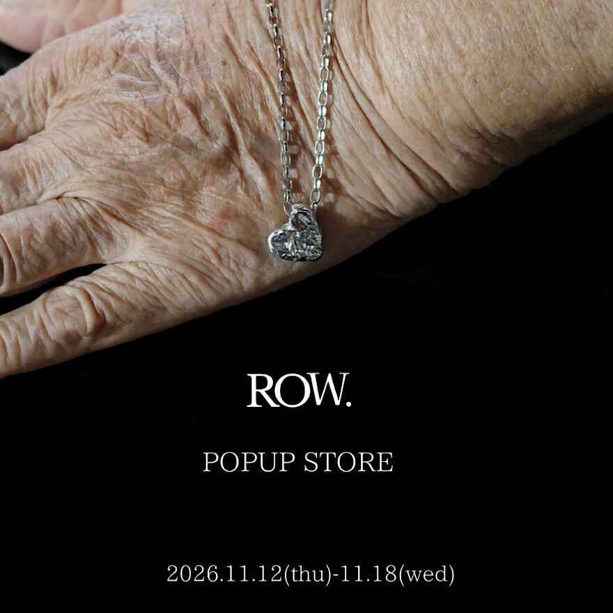 期間限定ショップ『ROW.』