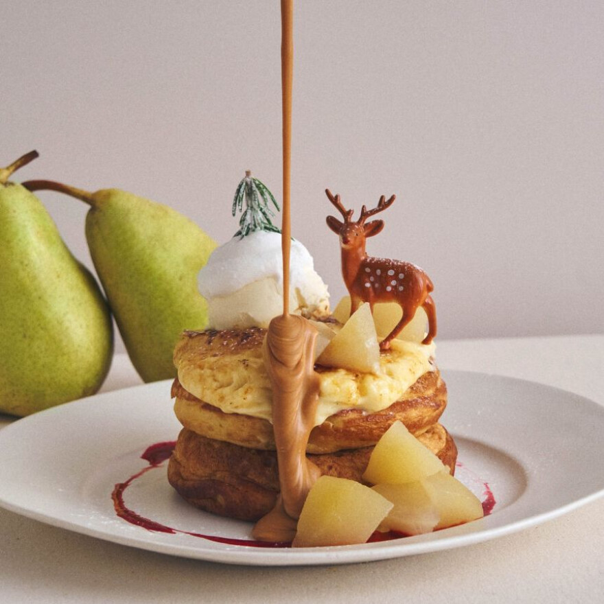 ビブリオテークのマンスリーパンケーキ