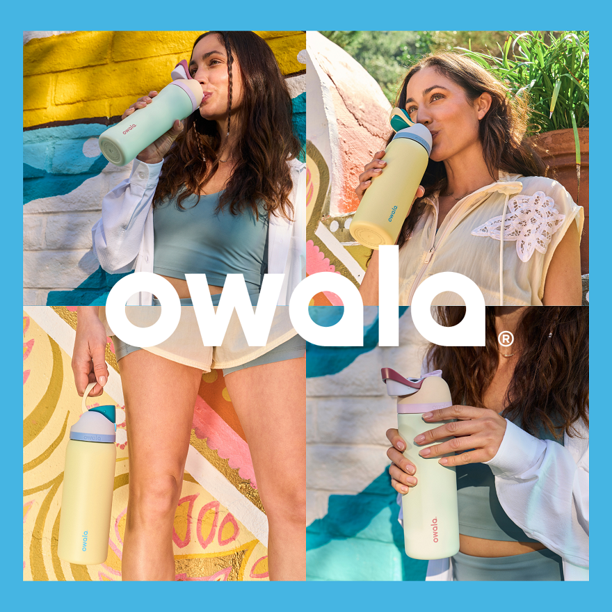 owalaのウォーターボトルが好評発売中！