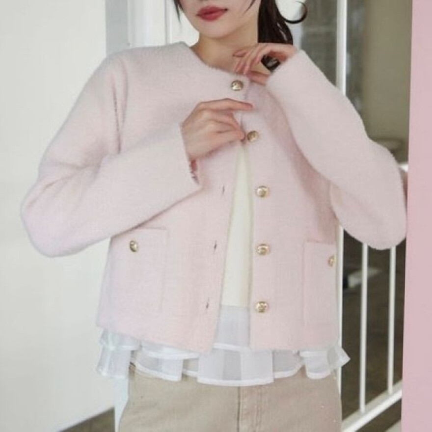 ふわふわフェザー二ットカーディガン！