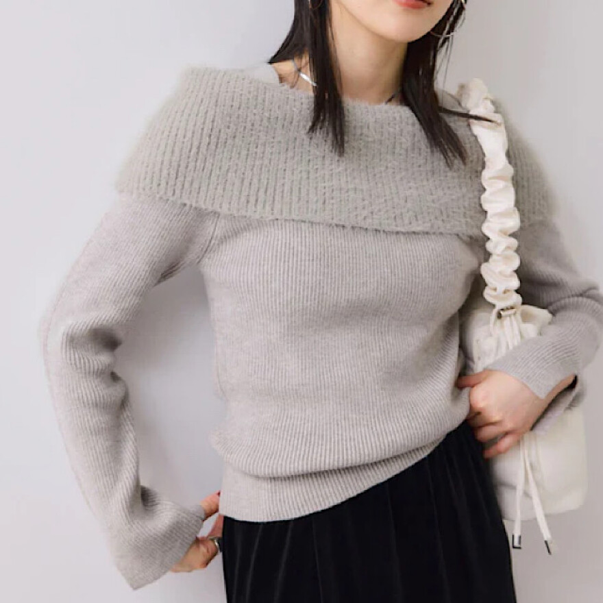 冬のオフショルニット入荷!