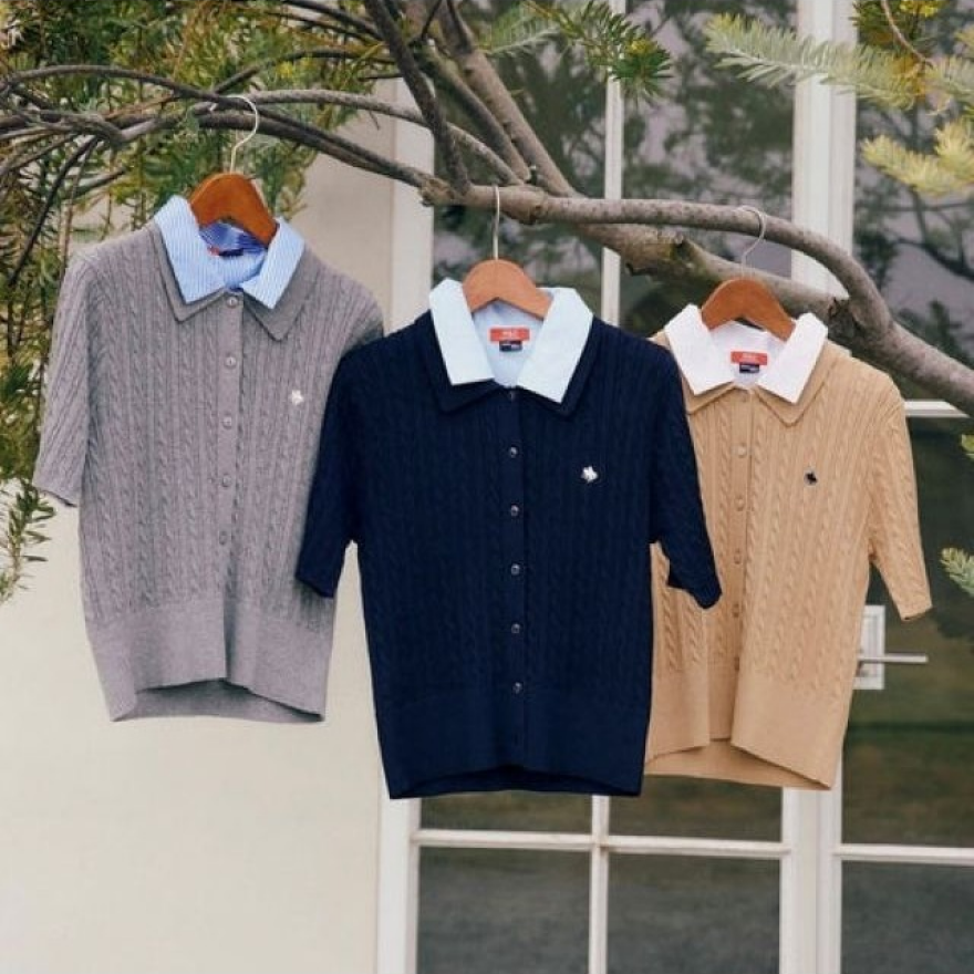 POLOBCS別注！衿付カーディガン