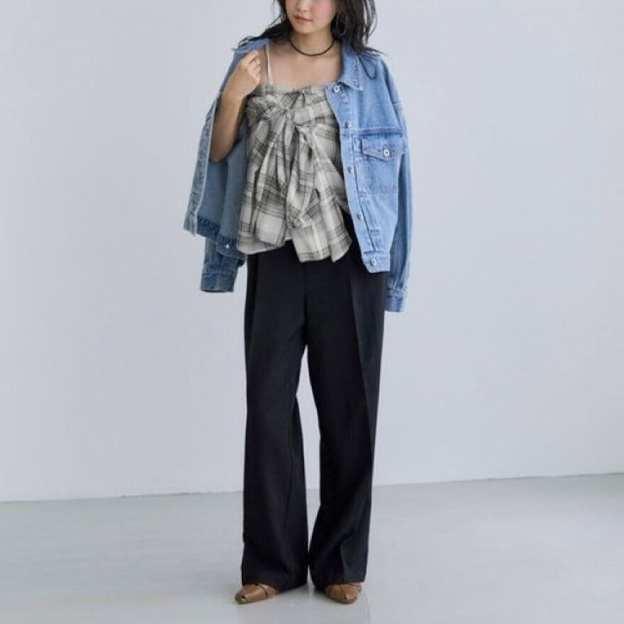 チェック＆シアー  オーバーシャツ！！