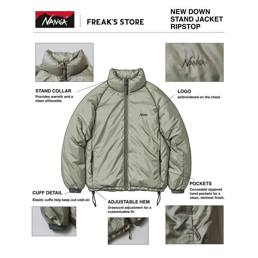 NANGA×FREAK’SSTOREダウン