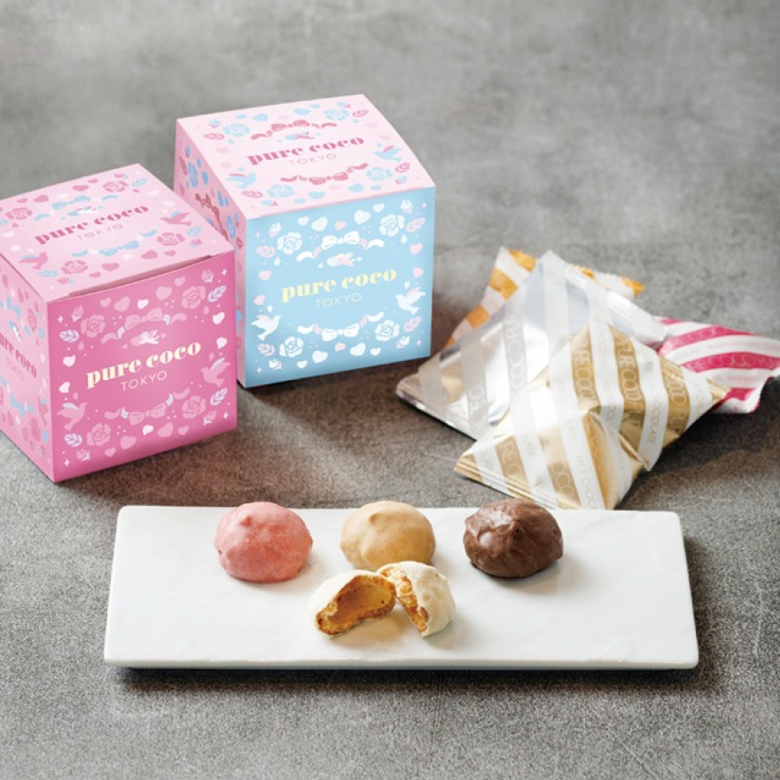 プチギフトにぴったりなキューブボックス