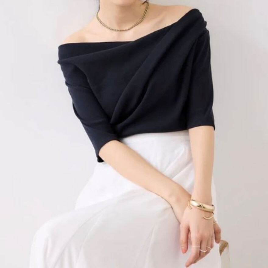 華やかで上品見えが叶うドレ―プデザイン♪