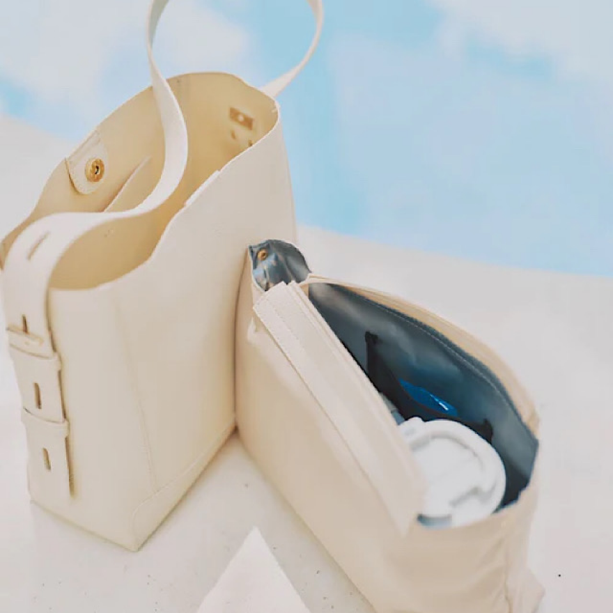 保冷機能つきショルダートートバッグ 