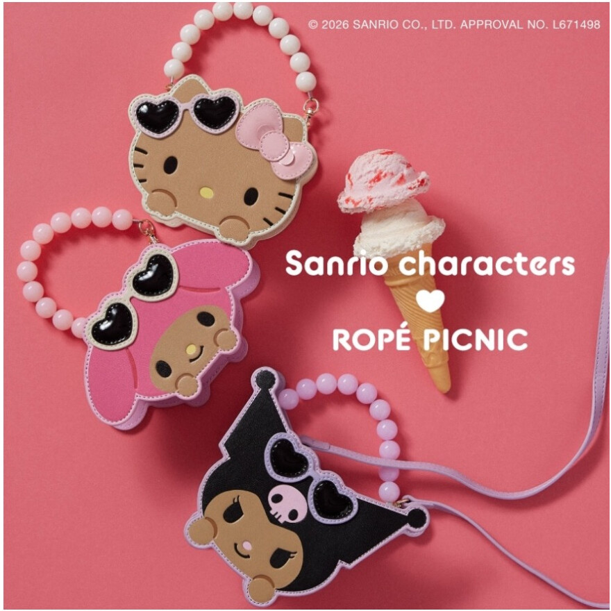 サンリオキャラクターズ×ROPÉ PICNIC コラボレーションアイテムが登場！
