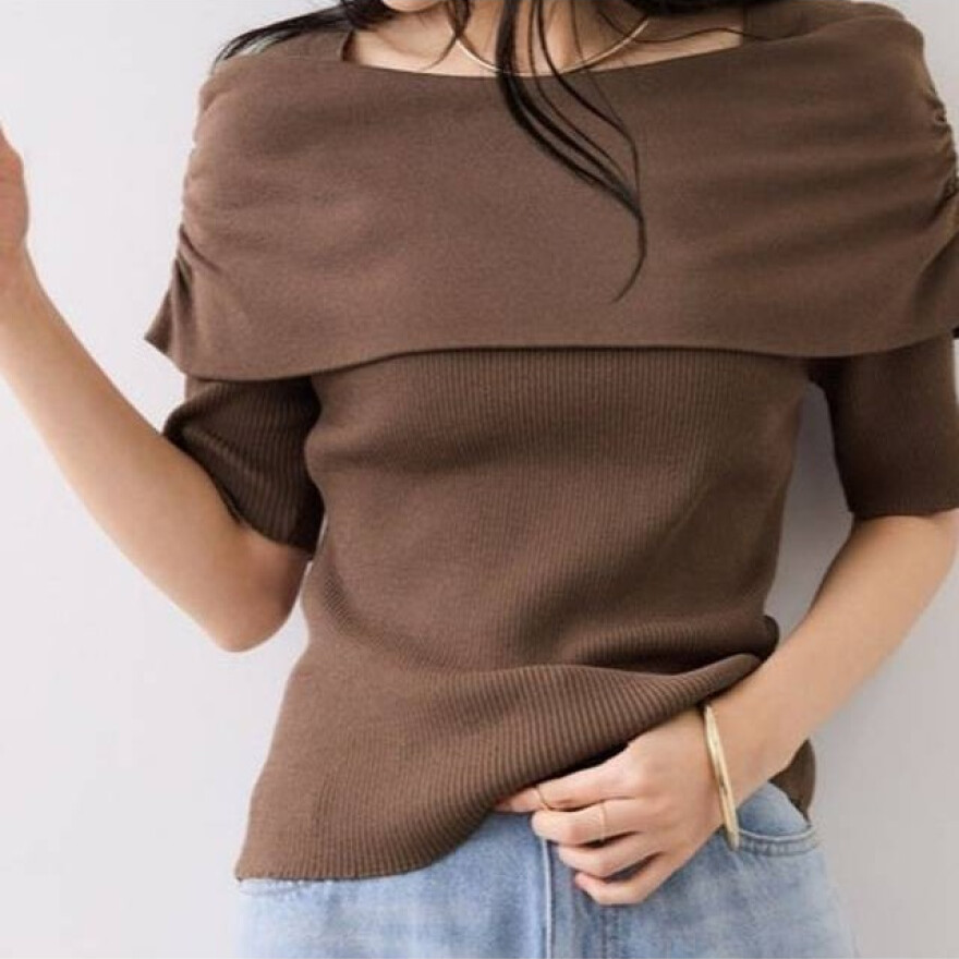 夏のオフショルニットが入荷！