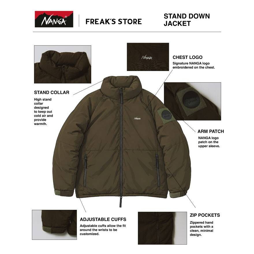 NAGA×FREAK’S STOREダウン