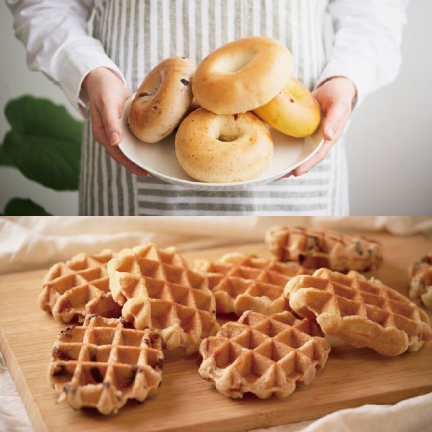 ベーグルとワッフルを期間限定販売！