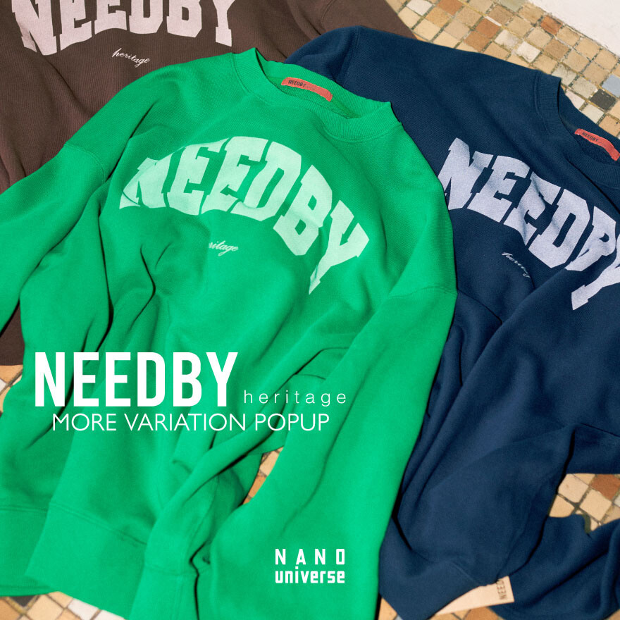 NEEDBYheritage　POPUP