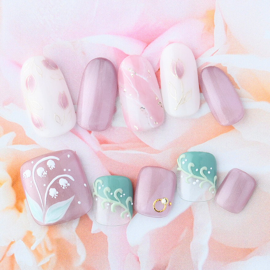 【新作】春の定額ネイルデザイン登場!