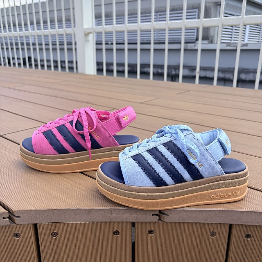adidas大人気厚底サンダル！