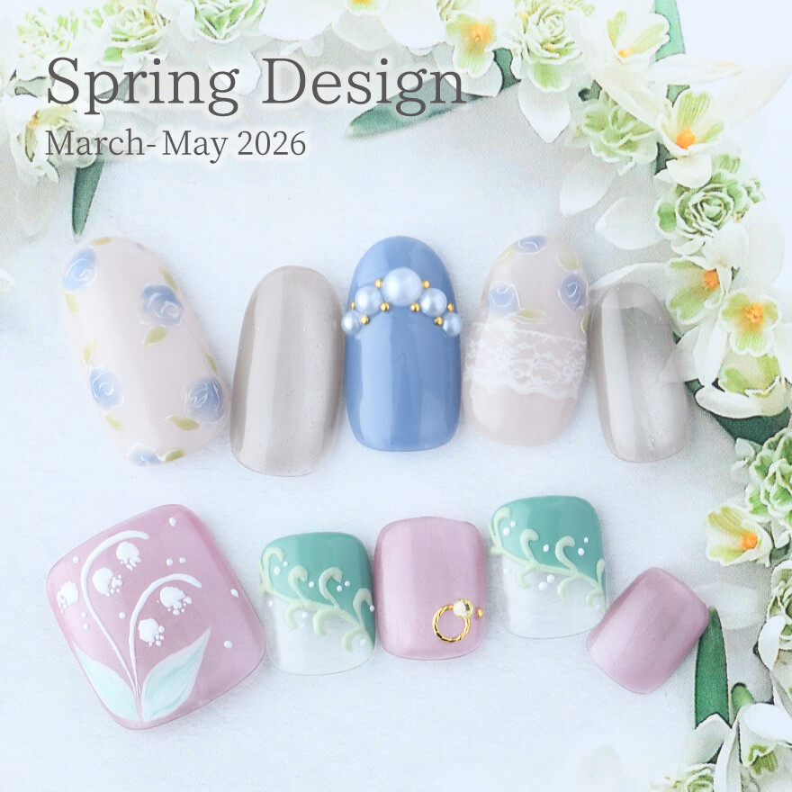【新作】春の定額ネイルデザイン登場！