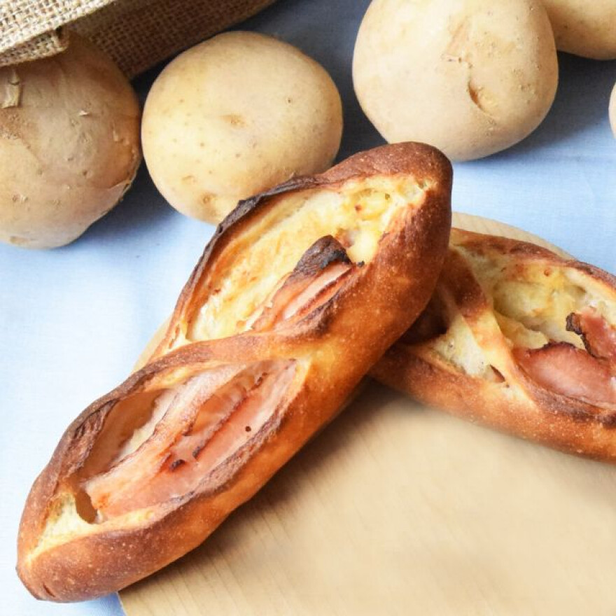 信州産白いものベーコンポテトエピ山椒みそ