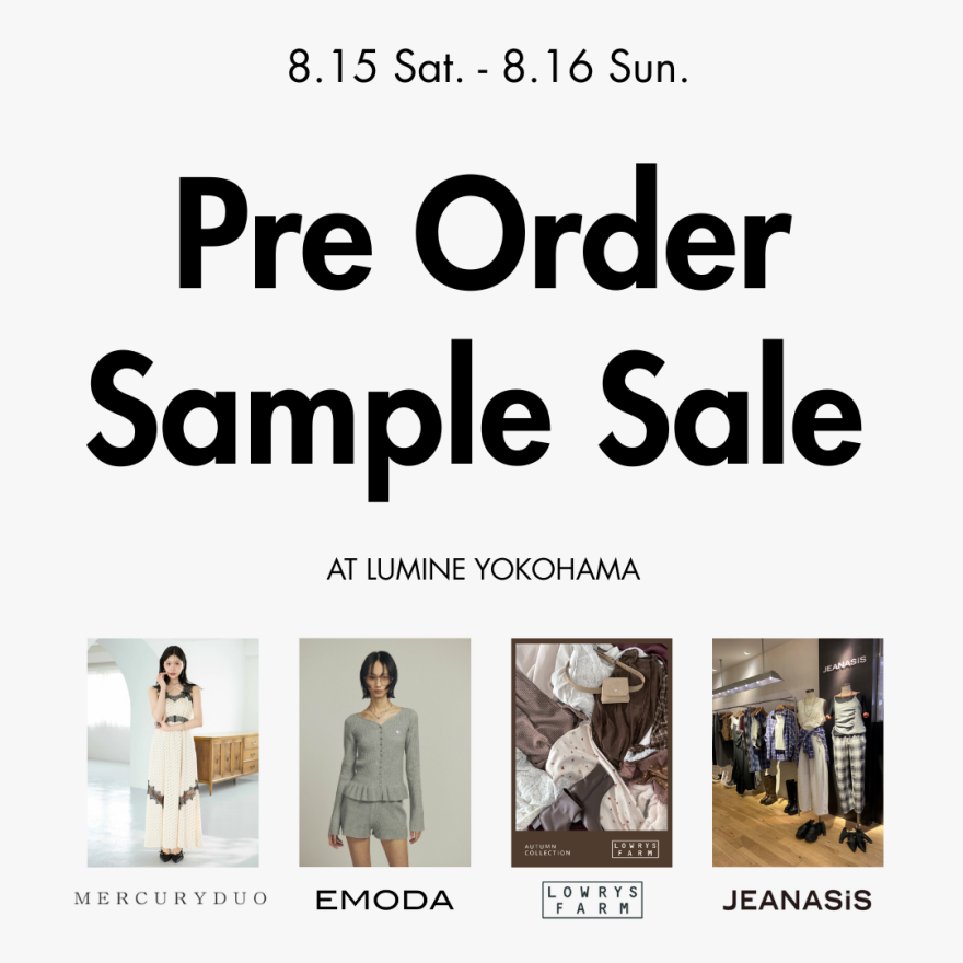 ヤングファッションブランド合同イベント開催!