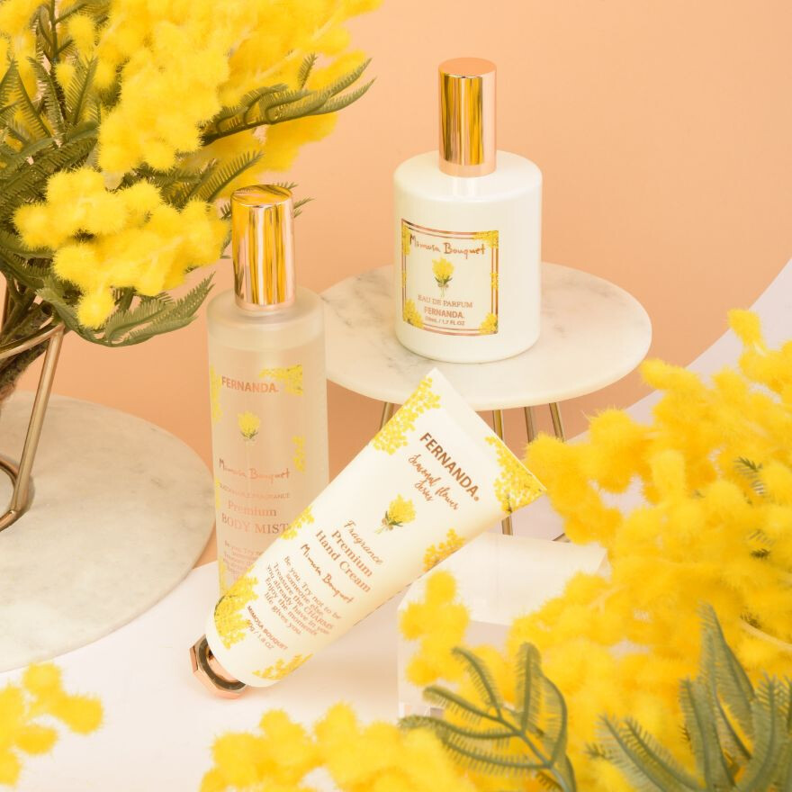 瑞々しく、透明感のあるミモザブーケの香り