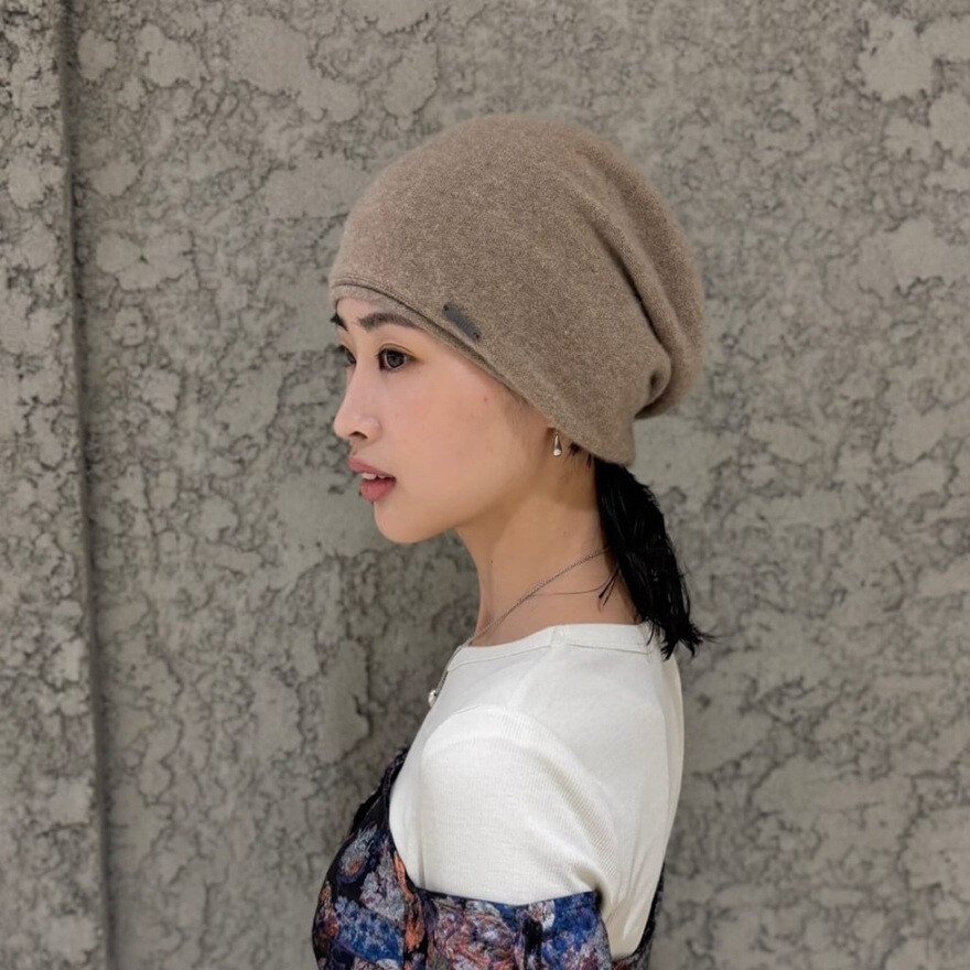 冬にオススメのニット帽!