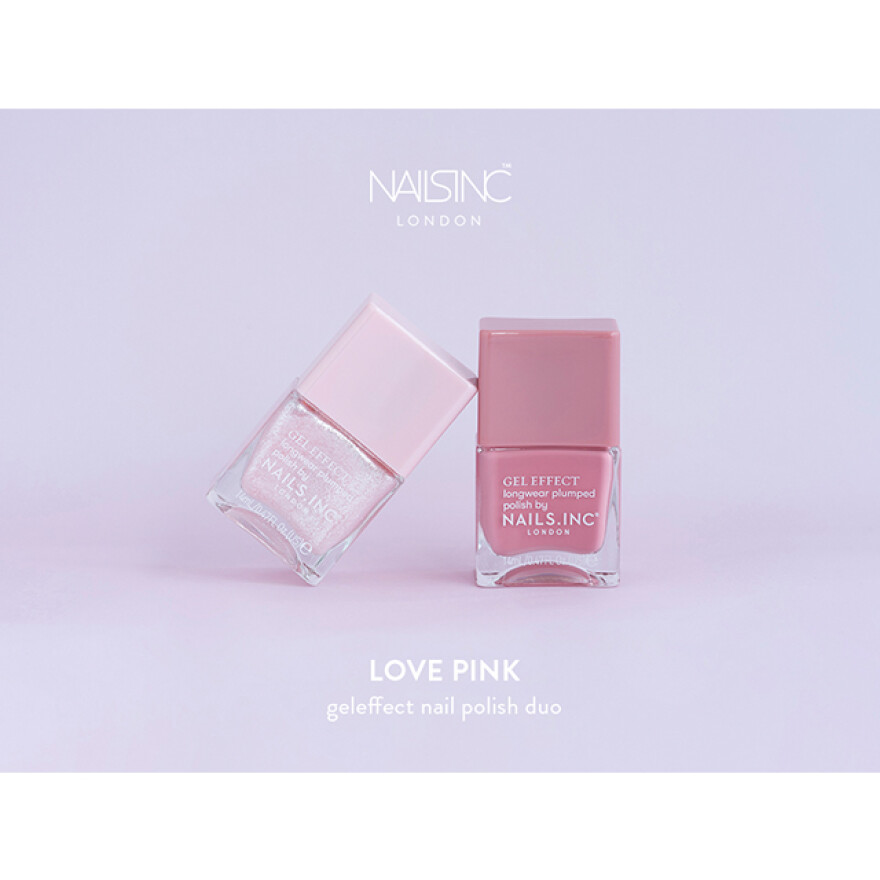 春のぬくもりと煌めきを感じるピンクデュオ