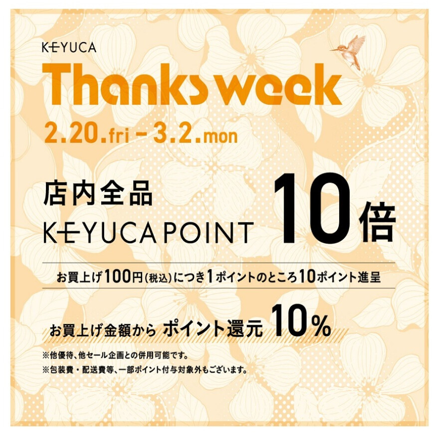 ケユカポイント10倍キャンぺーン！
