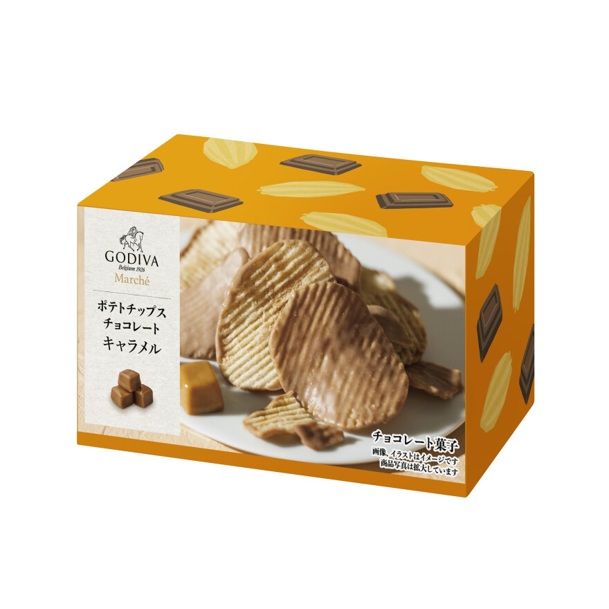 ゴディバ　ポテトチップス　チョコレート