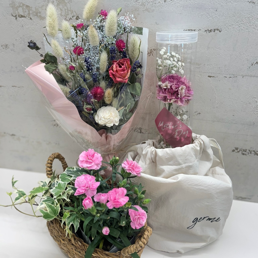 母の日の商品についてのご案内