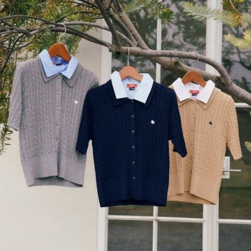 POLO BCS別注！衿付カーディガン